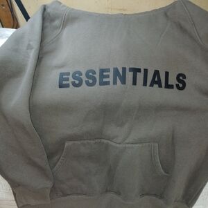 Essentials Grey Sweatshirt, Thick and extra comfy.